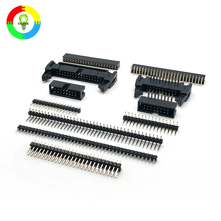 Сквозное отверстие/SMT Позолоченные 2 мм штыревой