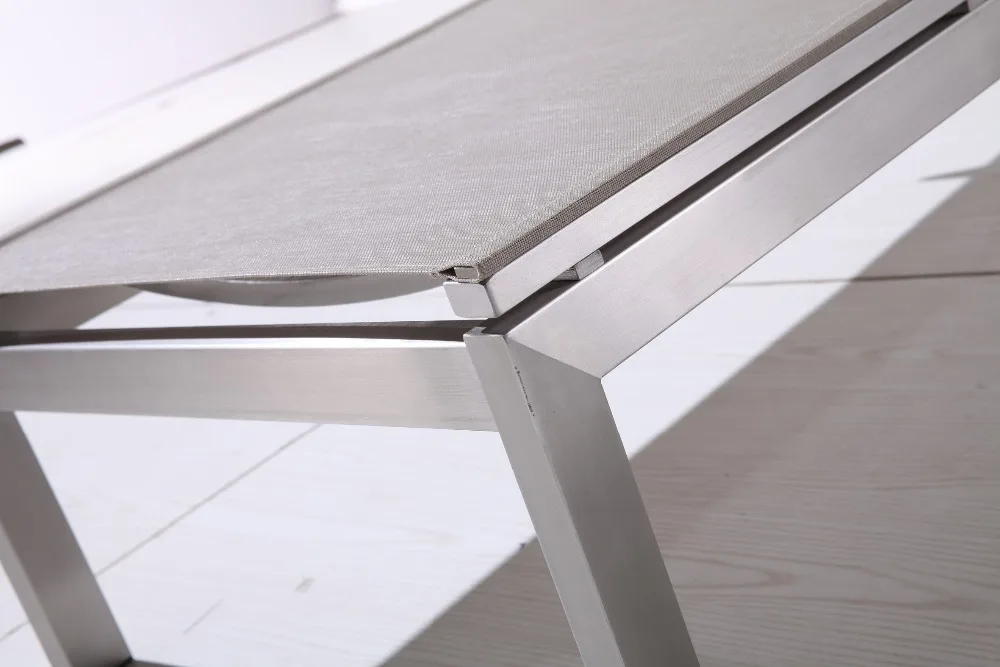 2017 newest design aluminum swivel outdoor bed /sunshade for beach bed/outdoor furniture sunbed