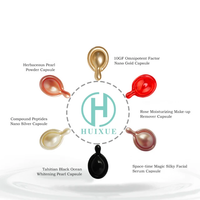 
Private label special design portable capsule face stem cell vitamin c serum 