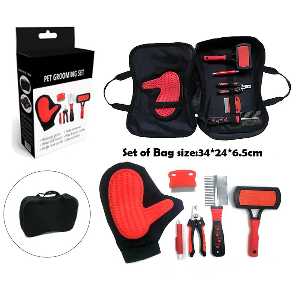 Dog & Cat Flea Comb, Pet Tick Remover, Durable and Firm Flea Grooming Comb for Long & Short Hair