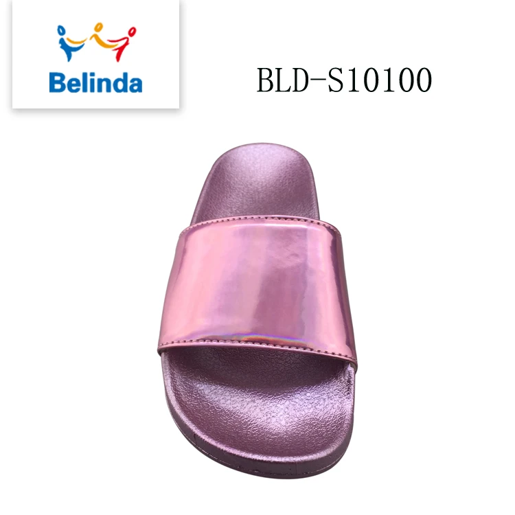 Flat Women Slippers Shoes Buy In Bulk Slide Sandal Custom Logo shoes
