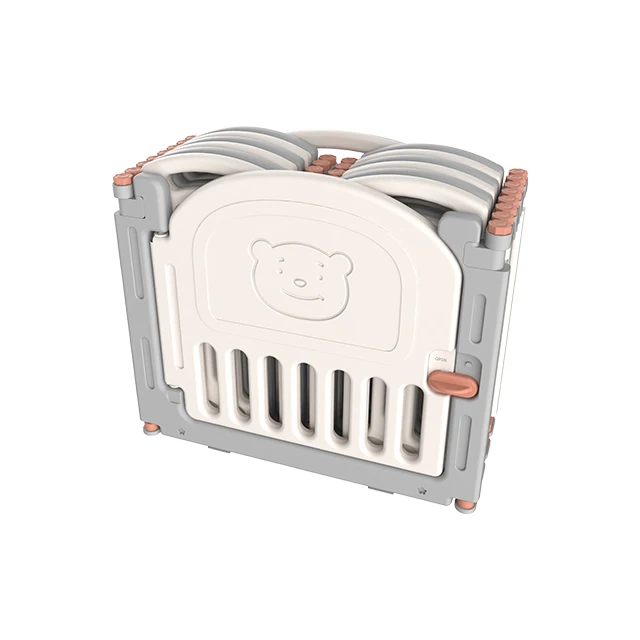 Европейский стандарт EN71, комнатный пластиковый портативный манеж для детей с дверью, забор для детей, 8 + 2 панели