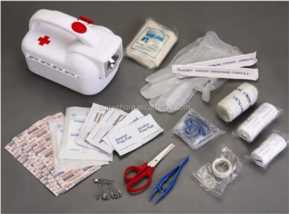 
colourful portable First Aid Kit medical supplies with High Quality and Low Price 