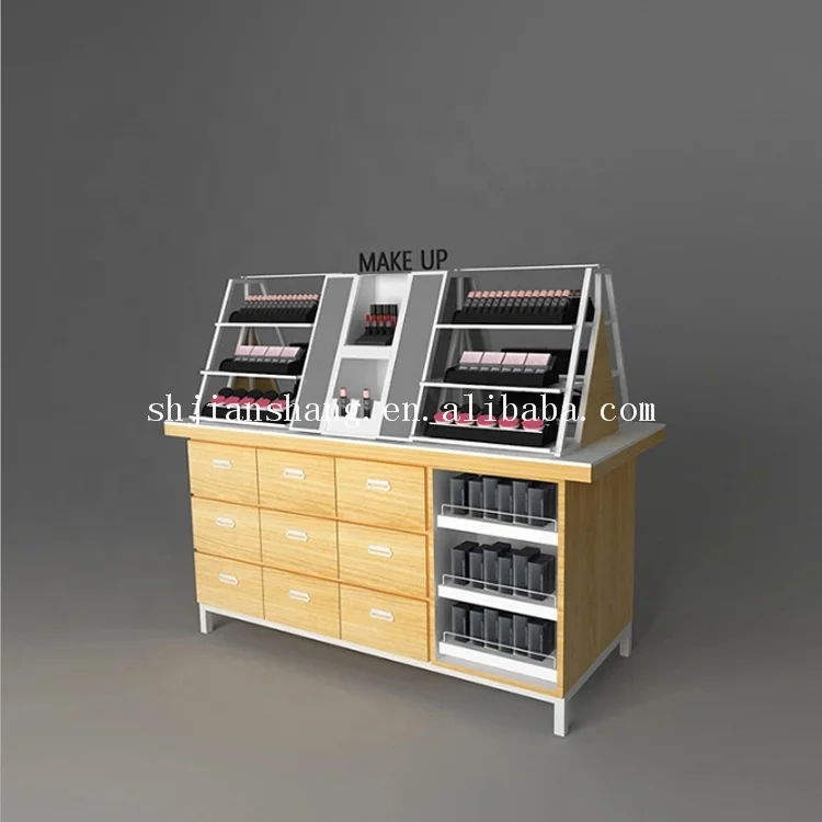 Retail Cosmetic Store Furnitures For Cosmetic Display Cabinet and Showcase
