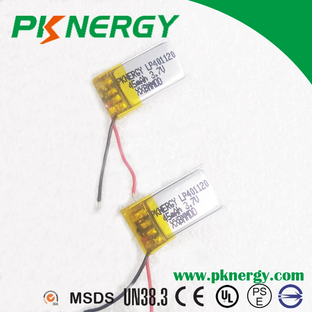 Оригинальный сорт аккумуляторная маленький липо 3.7 В 45 мАч для bluetooth наушники