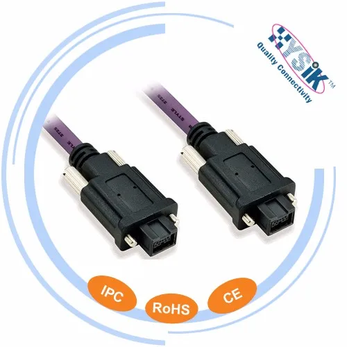 Mini High Flex IEEE 1394B with Screw Locking Camera Link Cable