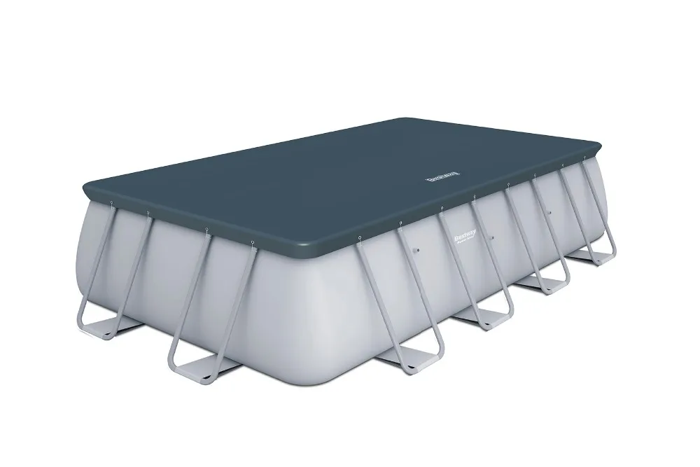 Bestway 56457 pvc frame inflatable Pipe rack Steel Rectangular above Ground Swimming Pool