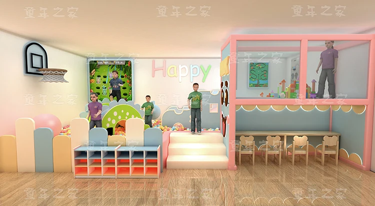 Baby play game design kids soft play playground Children indoor equipment for toy corner