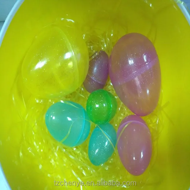 Прозрачные пасхальные яйца в виде порошка, лидер продаж, пластиковые украшения для вечеринок, другие праздничные принадлежности, товары для мероприятий и вечеринок, цветные OEM