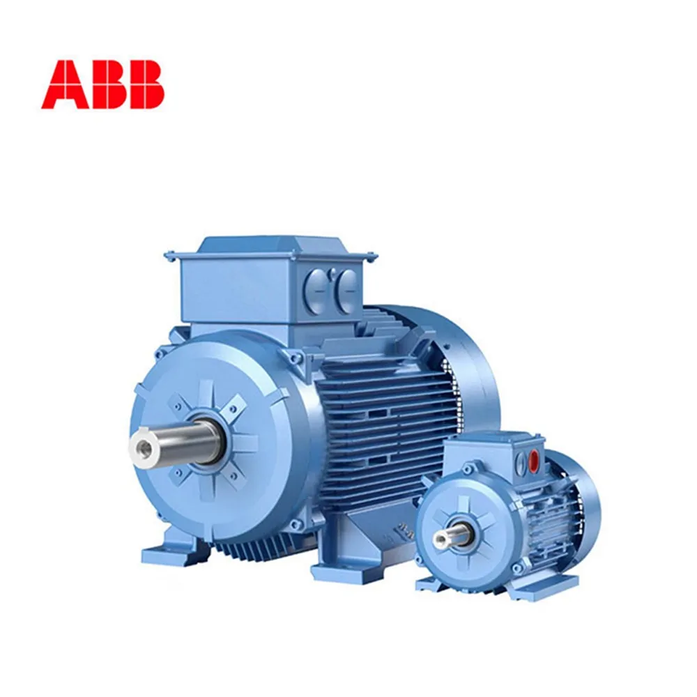 ABB brand IE3 0.55 kW~ 37 kW 6 Poles Flange mounted 3 three phase induction ac electric motor