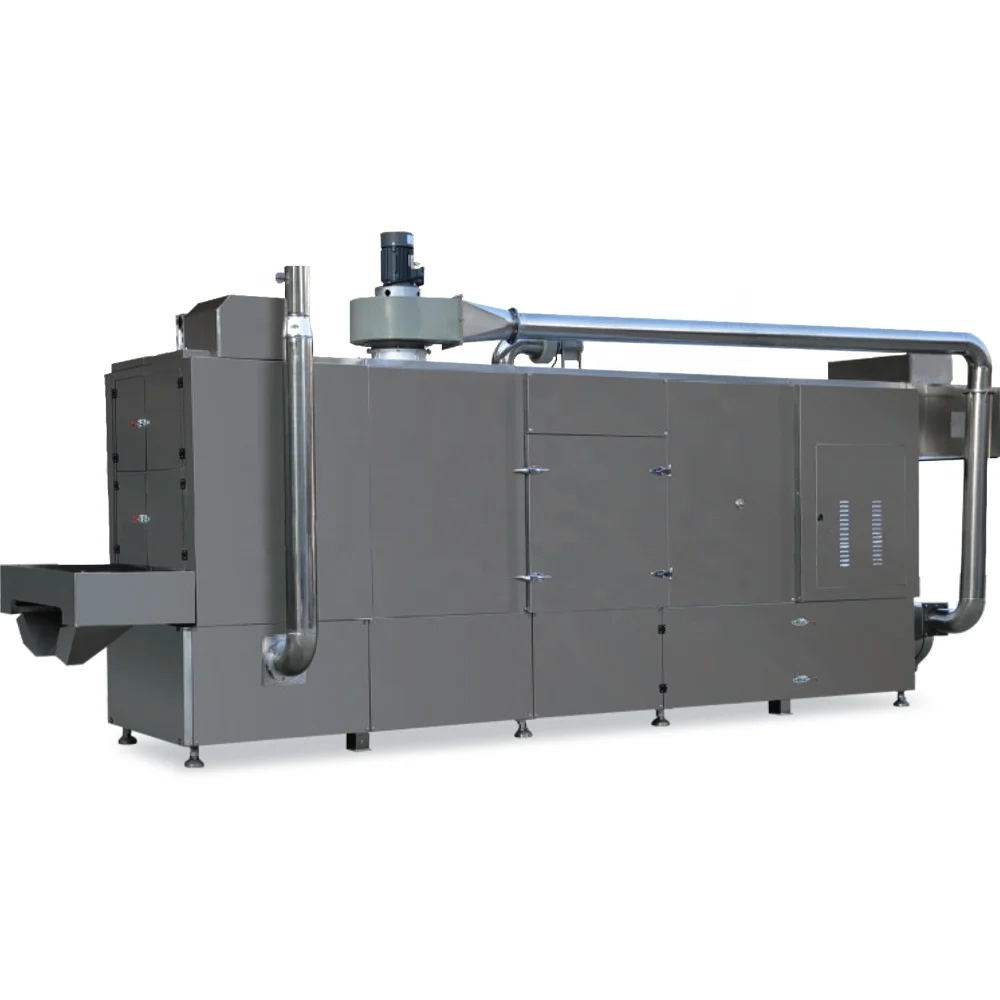 China Double Screw Extruder Textured Soya Bean Chunks Protein Meat Making Machine