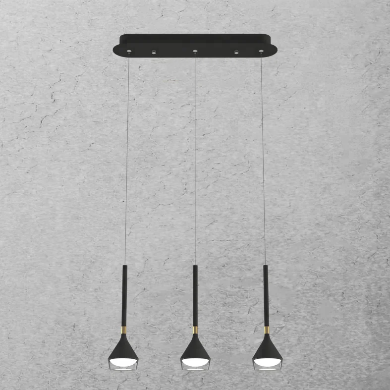 L4u ETL BOTTLE Exquisite Design Triple Cluster Pendant Light Suspension Chandelier Lamp for Dining Room Kitchen Island