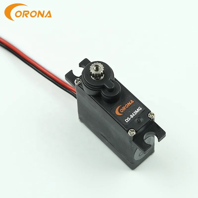 Corona DS843MG 4.8kg mini rc metal gear digital servo motor project components of robots