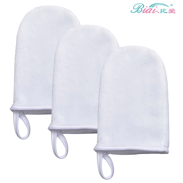 Microfiber Face Cloths Mitts Reusable Make-up Removing Mitts Soft Facial Washcloths Gloves for Women