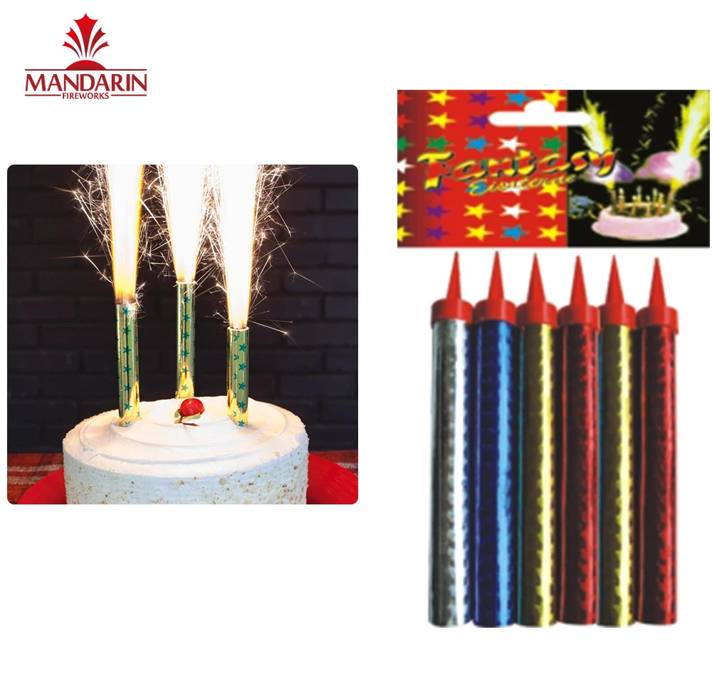 Birthday party needs supplier indoor smokeless stage fountain sparkler candles fireworks birthday candle