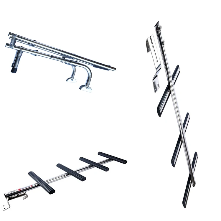 Xiamen Sunshine Marine Hot selling 5 step marine accessories steel folding ladder with best price