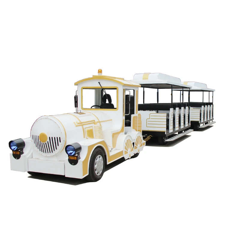 Carnival Theme Park Amusement Rides Fairground Equipment 18/24/42 Seats attraction Kiddie or Adult electric Trackless Train