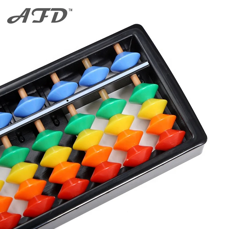 Hot Sale 7 Rods Child  Abacus 7 Colours Rainbow Abacus School Teaching Tools