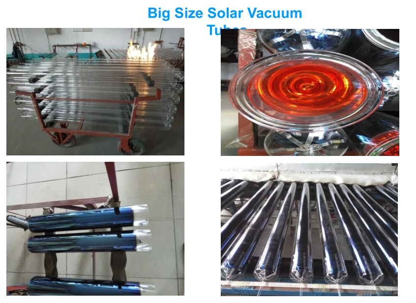 Borosilicate  Large Diameter Solar Vacuum Tube