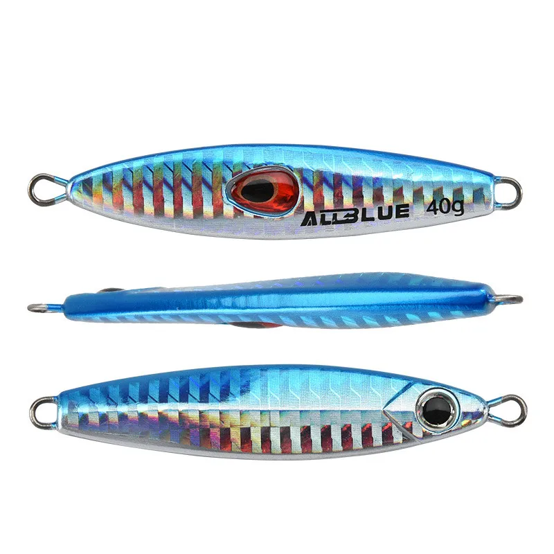 ALLBLUE 15g 28g 40g LUCKY JACK Saltwater Jigging Fishing Lure Metal Slow Jig