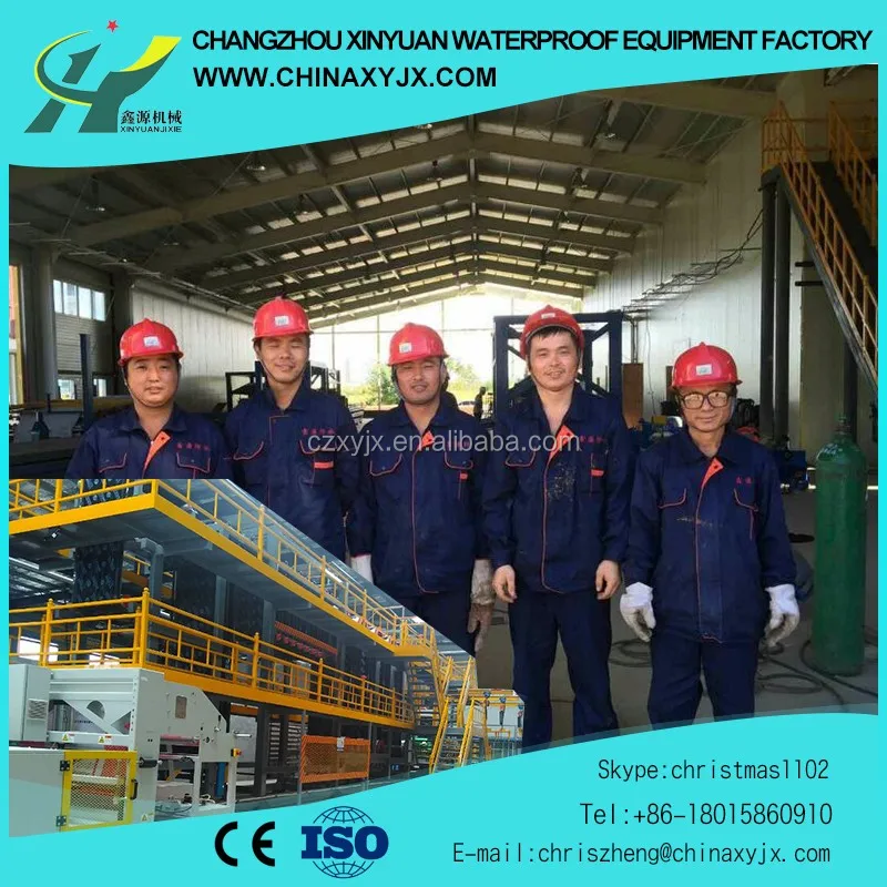 bitumen waterproofing membrane production line