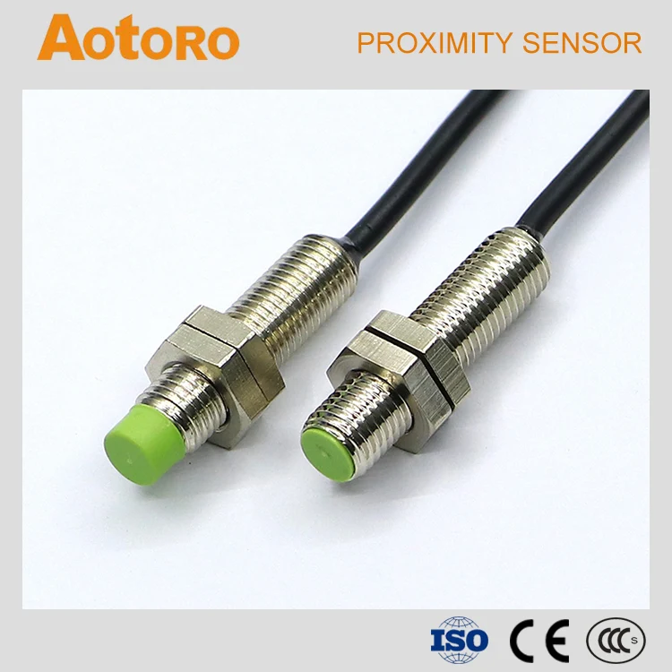 Inductive sensor for metal detection M8 FR08-2DN china proximity switch cables
