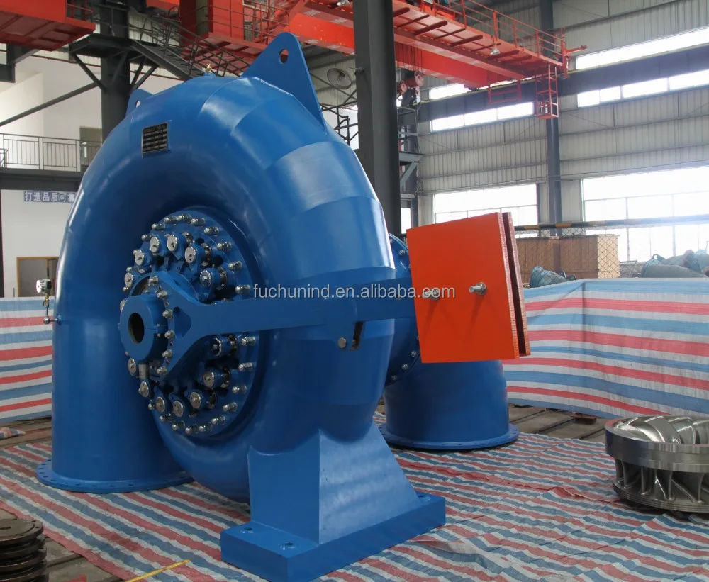 800kW Small Francis Water Turbine Generator with Hydraulic Heavy Hammer