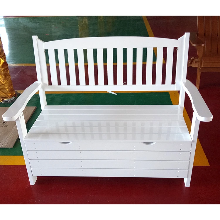 
Outdoor Garden Bench With Backrest Patio Storage Wooden Storage Bench Deck Box Loveseat Furniture All Weather Cabinet Seat 