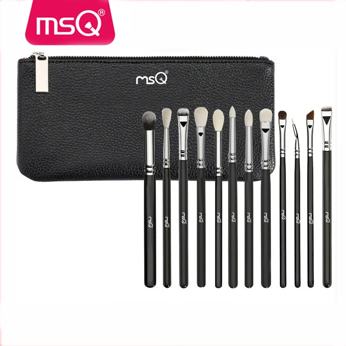 MSQ 12 шт. Amazon 2018 Профессиональные кисти для теней для век, наборы кистей для макияжа