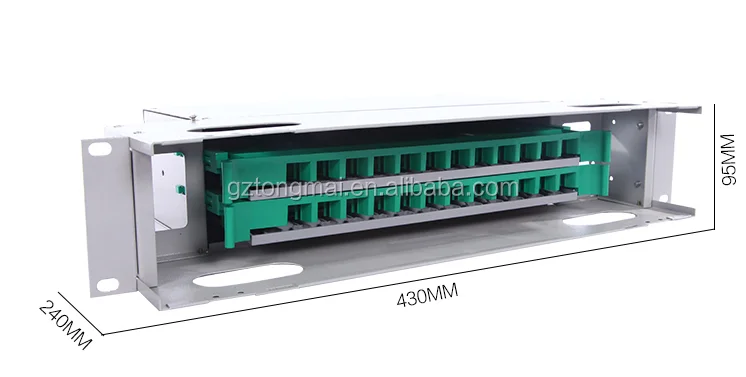 Fiber Optic Patch Panel 24 port Rack Mount 19 inch Fiber Optic ODF