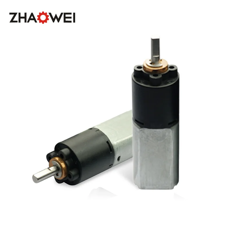 zhaowei custom Ratio 24:1 20mm micro brush geared motors with high precision plastic gearbox for Intelligent window system