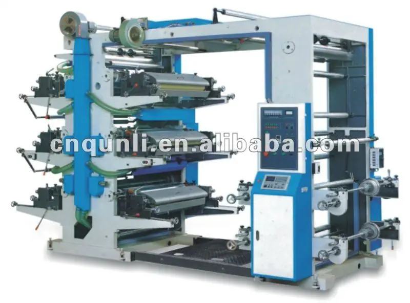 plastic film flexographic printing machine