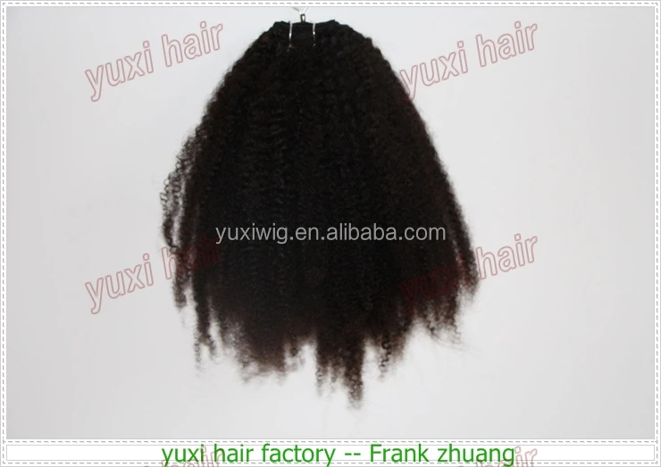 
Most soft Real Virgin tight afro kinky 4c curly human hair weave 