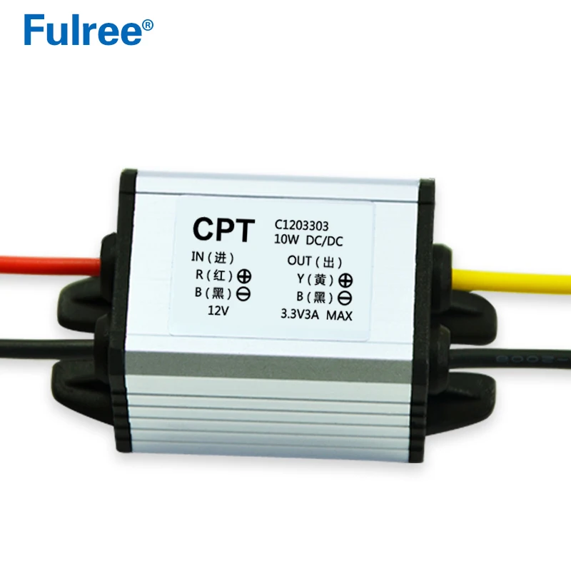 DC 12V to DC 3.3V 3A Step Down Voltage Buck Converter Regulator 12 Volt to 3.3 Volt Car CCTV Camera Power Supply Module