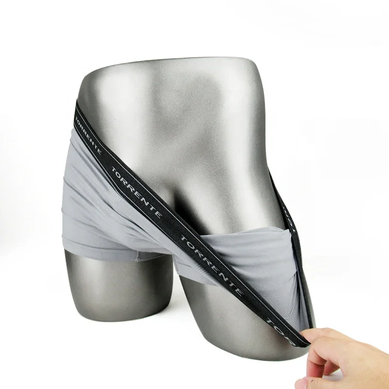 
Low MOQ Wholesale Comfortable Underwear Custom Seamless Plus Size Elastic Men Boxers 