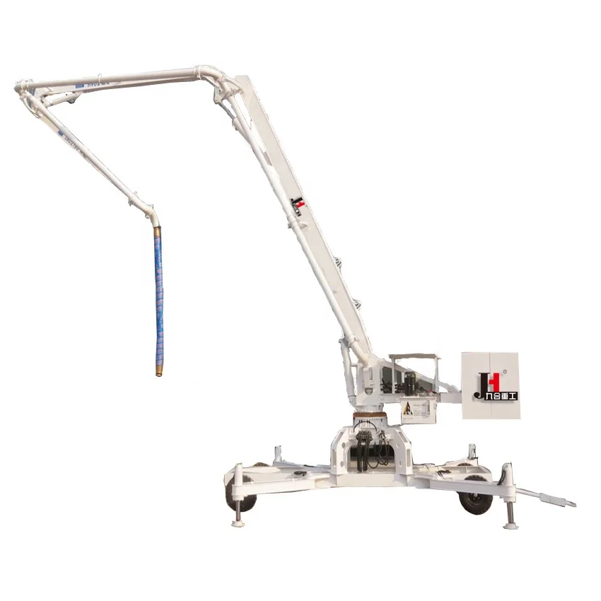 Engineering construction machinery 15m wheel type hydraulic mobile concrete placing boom for sale