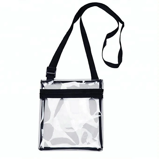 hard clear plastic crossbody bag cell phone,mesh man bags boys crossbody plastic,cheap transparent small crossbody bag clear