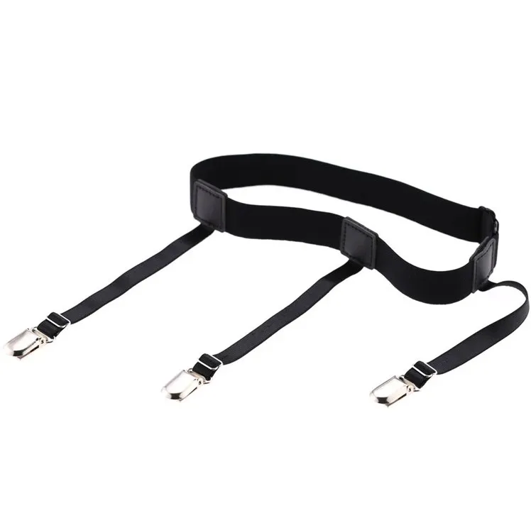 Hot Sale Shirt Stays Garters Elastic Nylon Adjust Shirt Holders For Men And Women