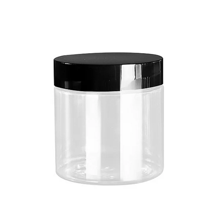 fancy gem vintage cosmetic hair gel pet wide mouth glitter jars with foil seal