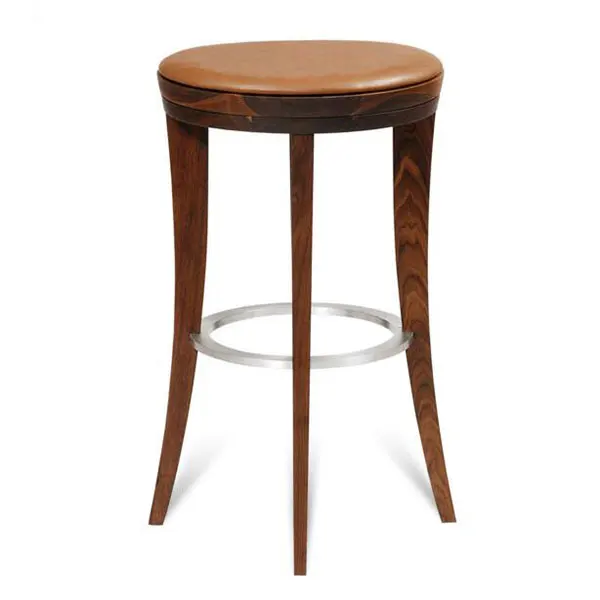 BC-321 Custom Furniture Restaurant Solid Wood Bar Stool