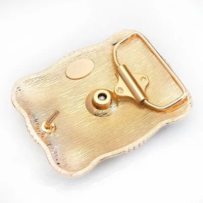 40mm zinc alloy bull head western belt buckle