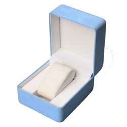 PU Leather watch storage packaging box with small wood compartments