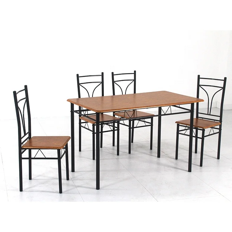 Modern style dining room sets wooden board dining table DS-03