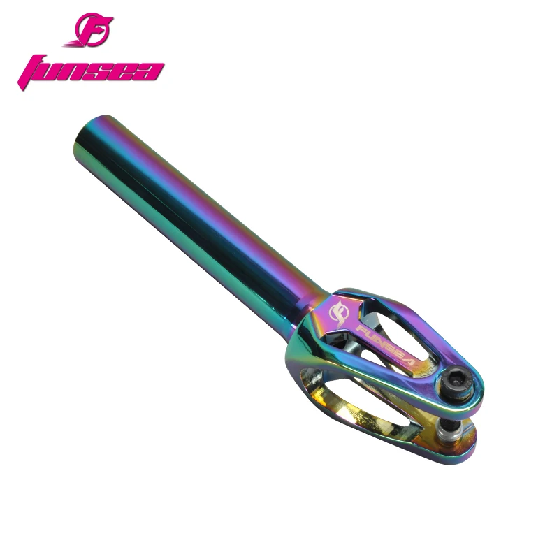 Конструкция SGS CNC скутер подходящая ширина 24/26/30 мм колесо PVD черный/синий/цвет вилка скутер запчасти для колеса 110/120 мм