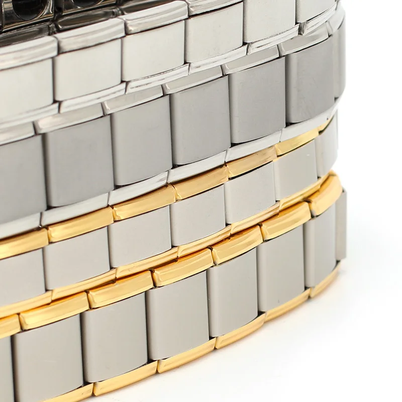 Wholesale 9mm Width Stainless Steel Health Germanium Bracelet IP Gold Plated
