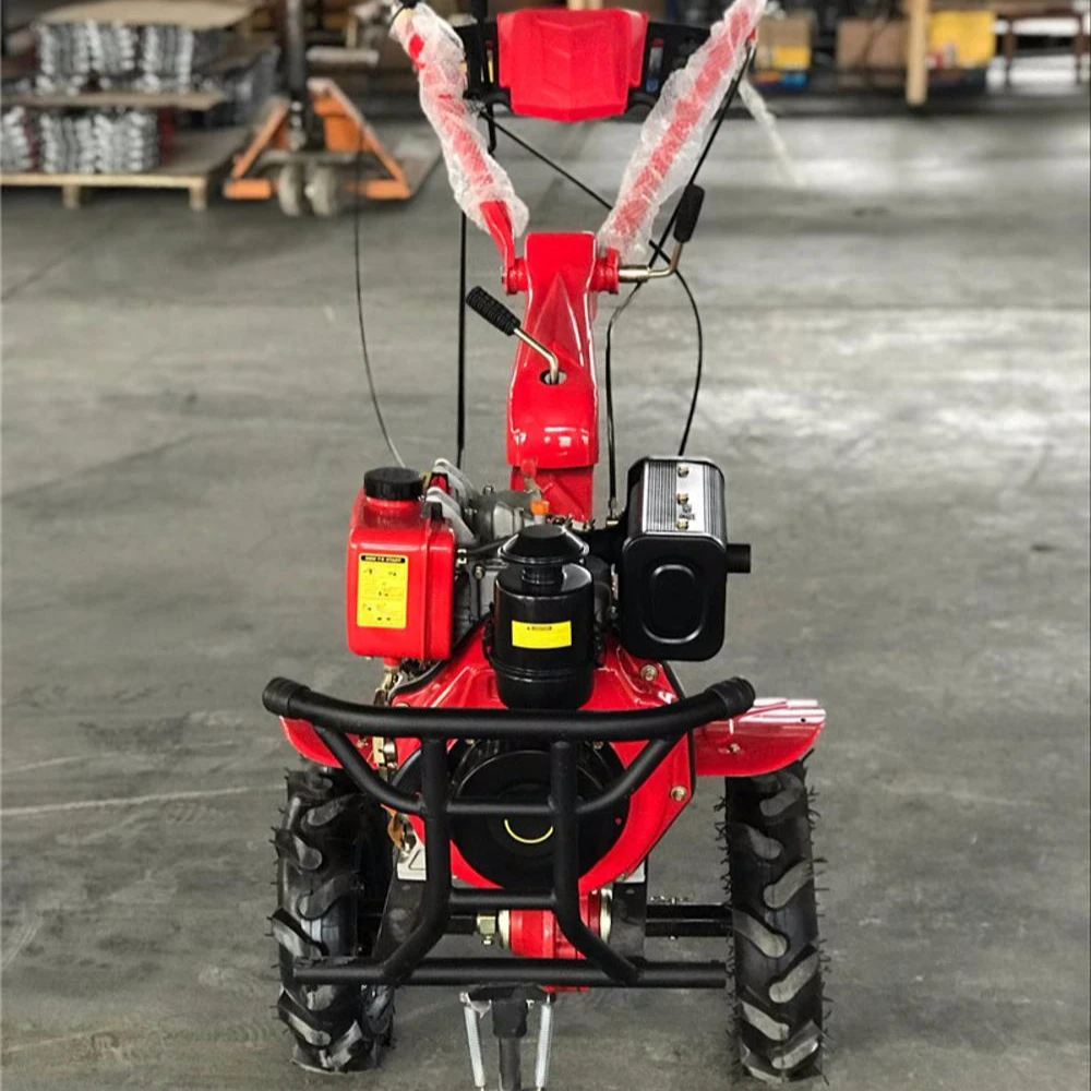 Дизельный двигатель с приводом от шестерни мини 6.5HP/7HP моторная почвофреза, компактный трактор культиватор