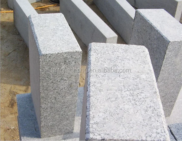 Природный шаньдун гранит бордюрного камня, wulian серый бордюрного камня