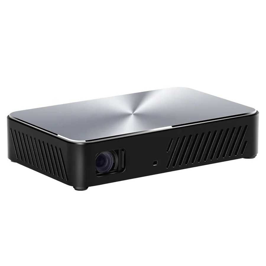 AUN Full HD Projector J10, 1920x1080P, Build in Android, WIFI, 6000mAH Battery, Portable MINI Projector.1080P Home Theater
