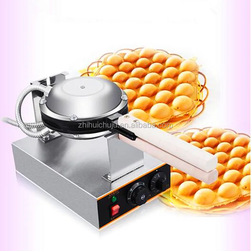 Best Professional Electric Hongkong Eggettes Puff Waffle Maker Machine 220V