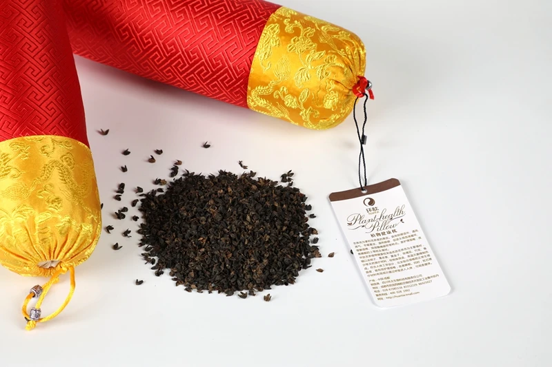 Huantai cylinder buckwheat husk pillow yoga buckwheat hull meditation cushion column shape neck roll buckwheat fill pillow